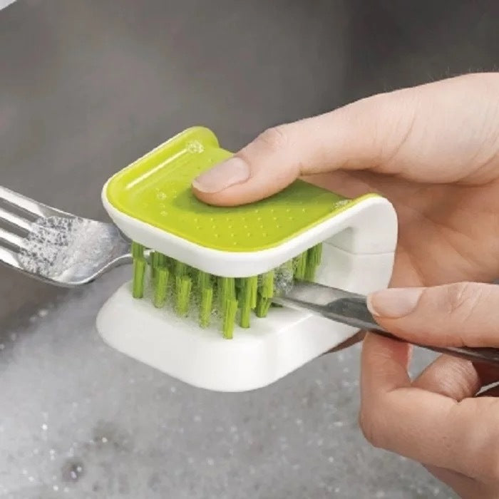 Knife and Cutlery Brush — Easy, Handy U‑Shaped Scrubber