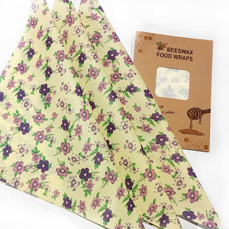 Beeswax Wrap Sheets — Clean, Reusable Alternative to Plastic