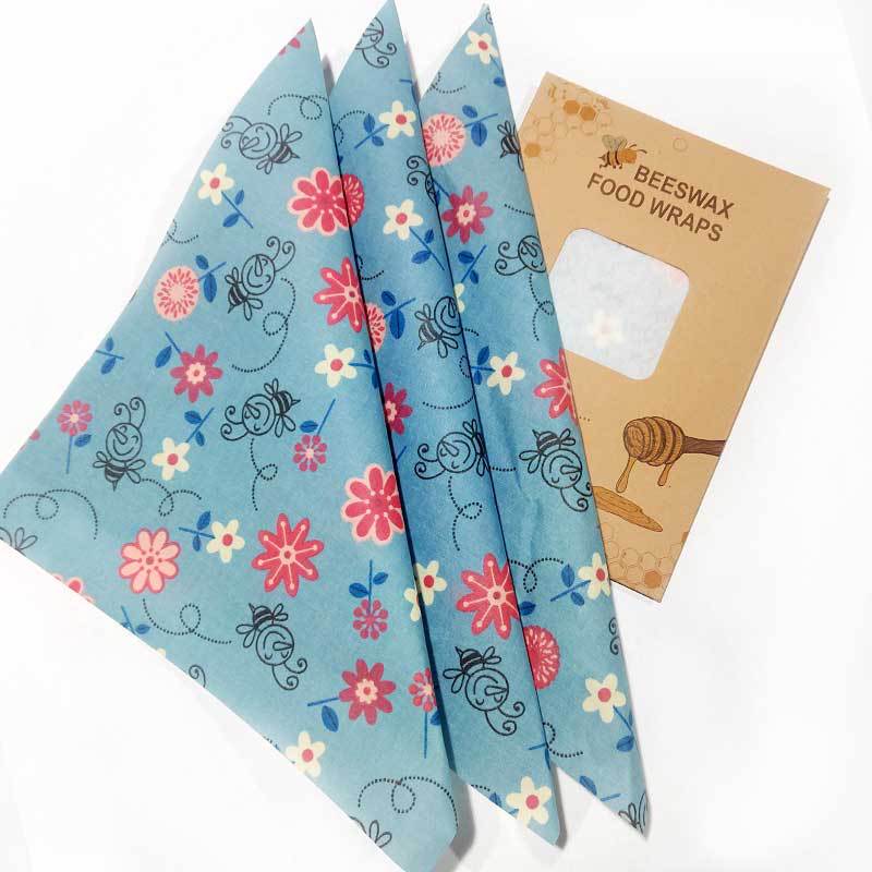 Beeswax Wrap Sheets — Clean, Reusable Alternative to Plastic