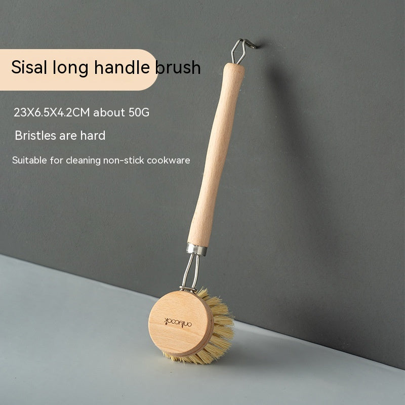 Dish Brush with Replacement Head — Simple, Gentle Daily Cleaning