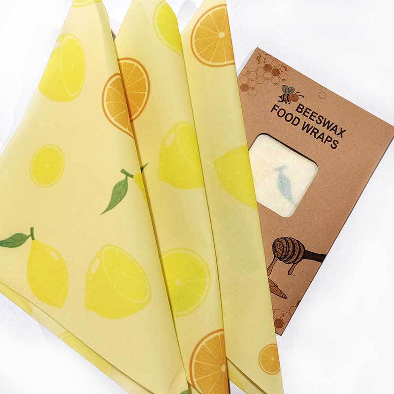 Beeswax Wrap Sheets — Clean, Reusable Alternative to Plastic