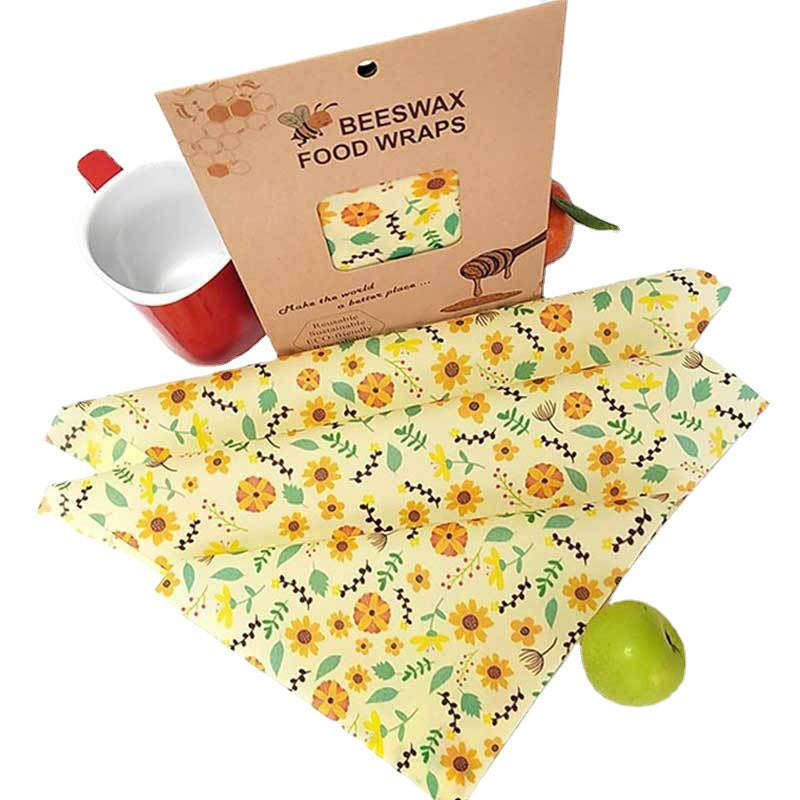 Beeswax Wrap Sheets — Clean, Reusable Alternative to Plastic