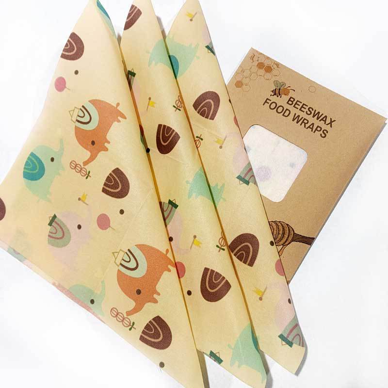 Beeswax Wrap Sheets — Clean, Reusable Alternative to Plastic