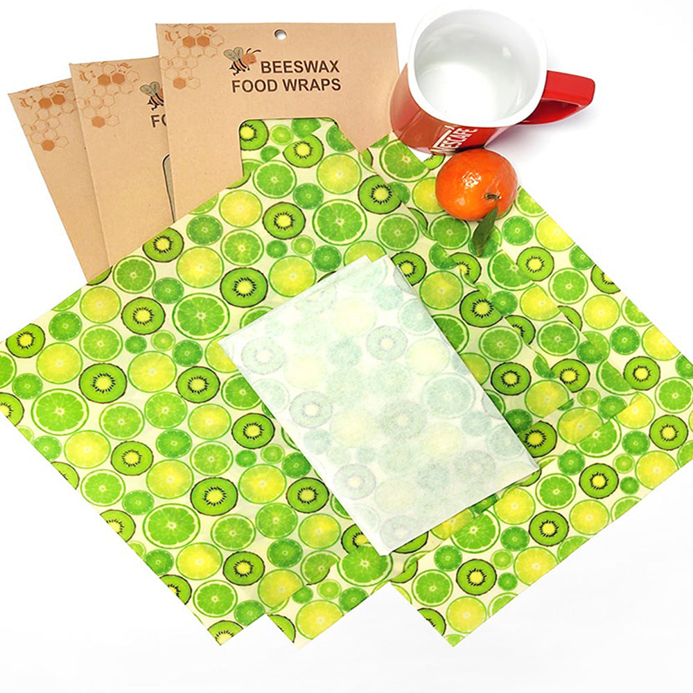 Beeswax Wrap Sheets — Clean, Reusable Alternative to Plastic
