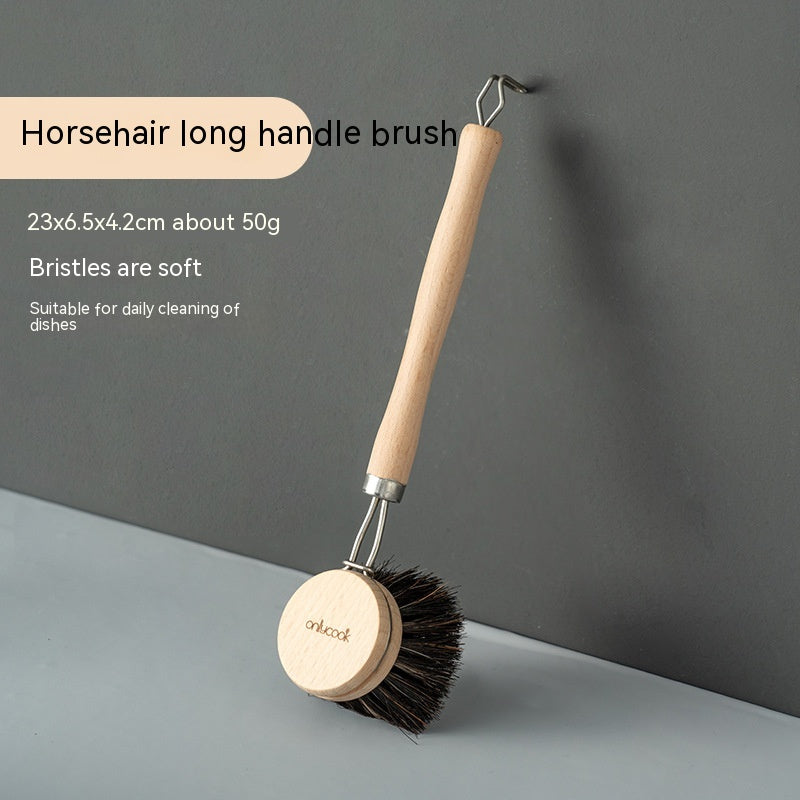 Dish Brush with Replacement Head — Simple, Gentle Daily Cleaning